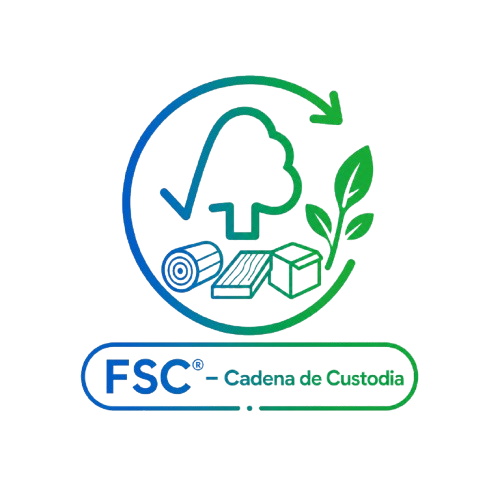 Certificación FSC cadena de custodia sostenible