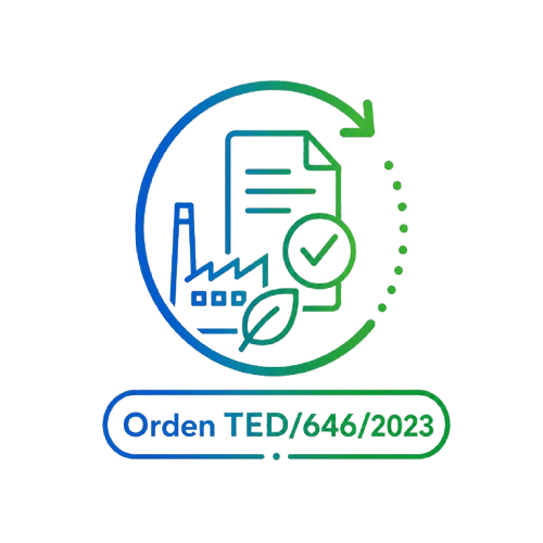 Orden TED/646/2023 residuos termoplásticos